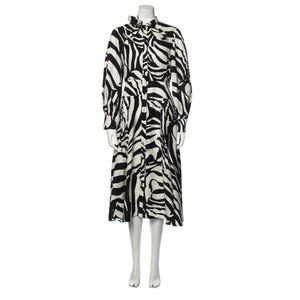 DIANE VON FURSTENBERG Printed Midi Length KALI Dress Size: XS fit Small As well